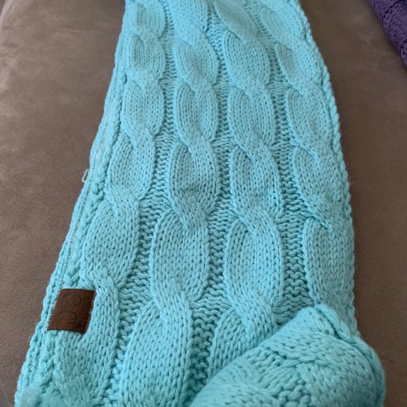 CC Brand Turquoise Hat & Infinity Scarf - Picture 4 of 5